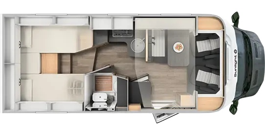 Grundriss Sunlight T670S Adventure